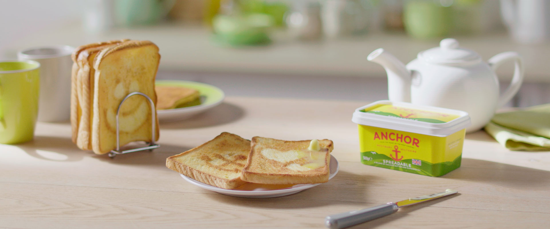 Funky Toast with Anchor Butter