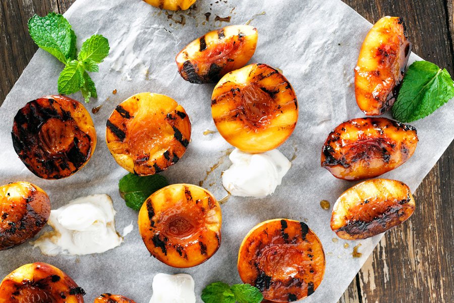 Grilled Peaches